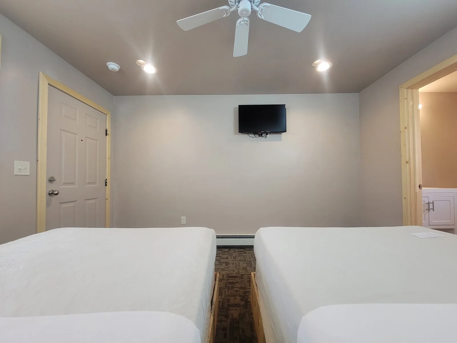 Room 10 with two queen beds — Prospector Motel